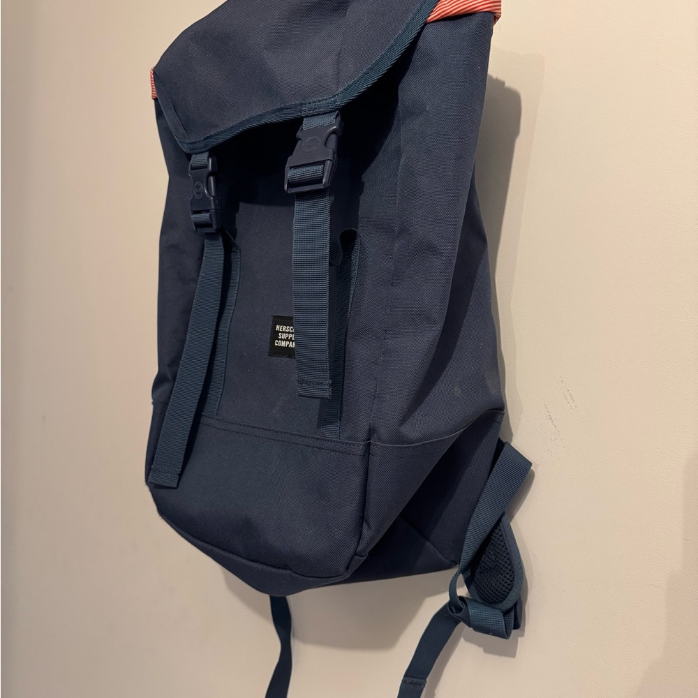 Herschel Supply Company Navy Backpack with Red Accents